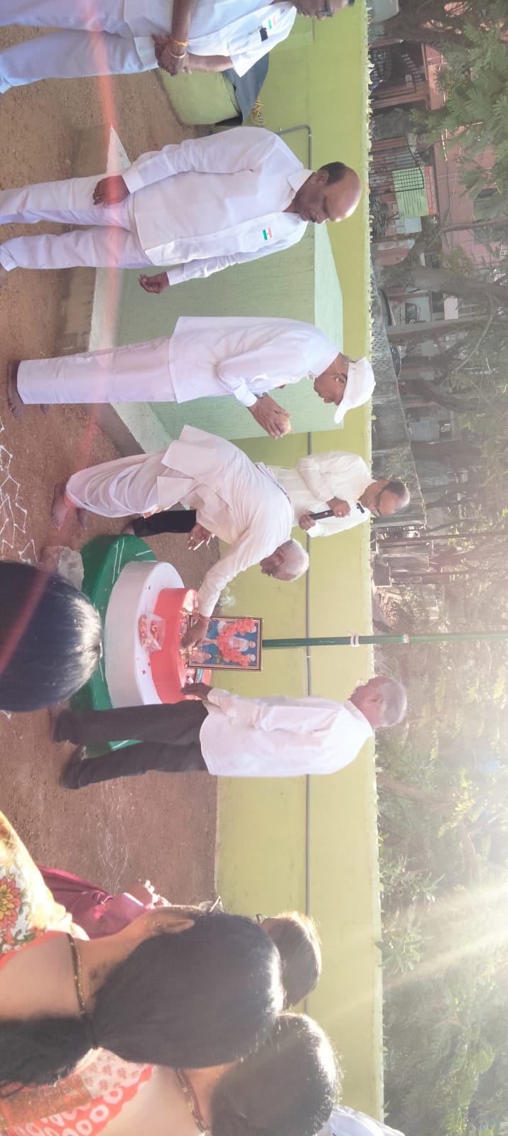 K. Krishna Murty Garu lightnig Jyothi on 76th Republic day celebrations 2025